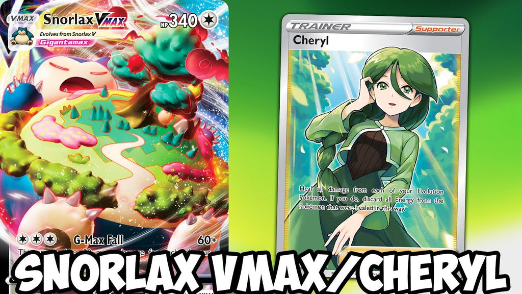 Snorlax VMAX/Cheryl Deck Profile Card Cavern Trading Cards, LLC Snorlax VMAX/Cheryl Deck Profile Card Cavern Trading Cards, LLC