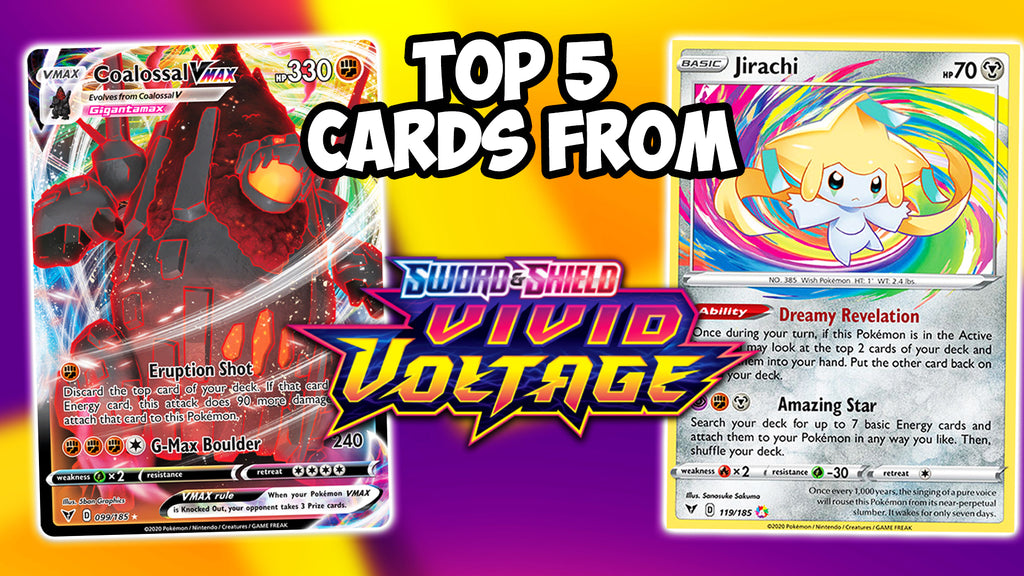Top 5 Best Cards In Vivid Voltage  Card Cavern Trading Cards, LLC