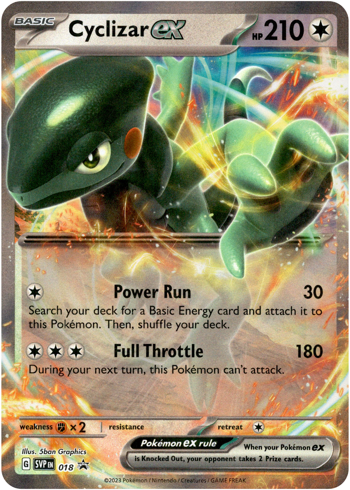 Cyclizar ex - SVP018 - Promo - Card Cavern
