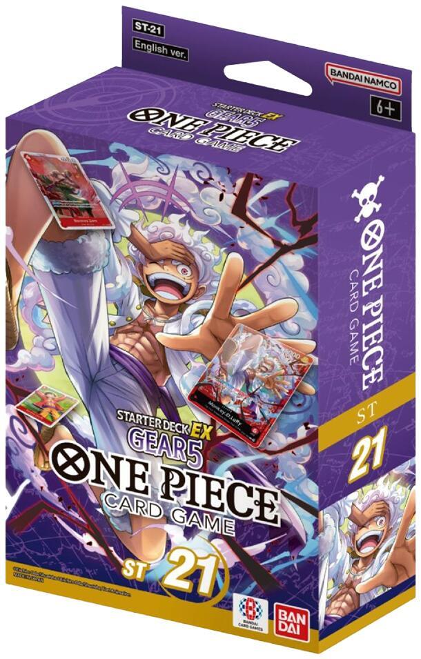 Gear 5 ST21 Starter Deck EX - One Piece Card Game - Card Cavern