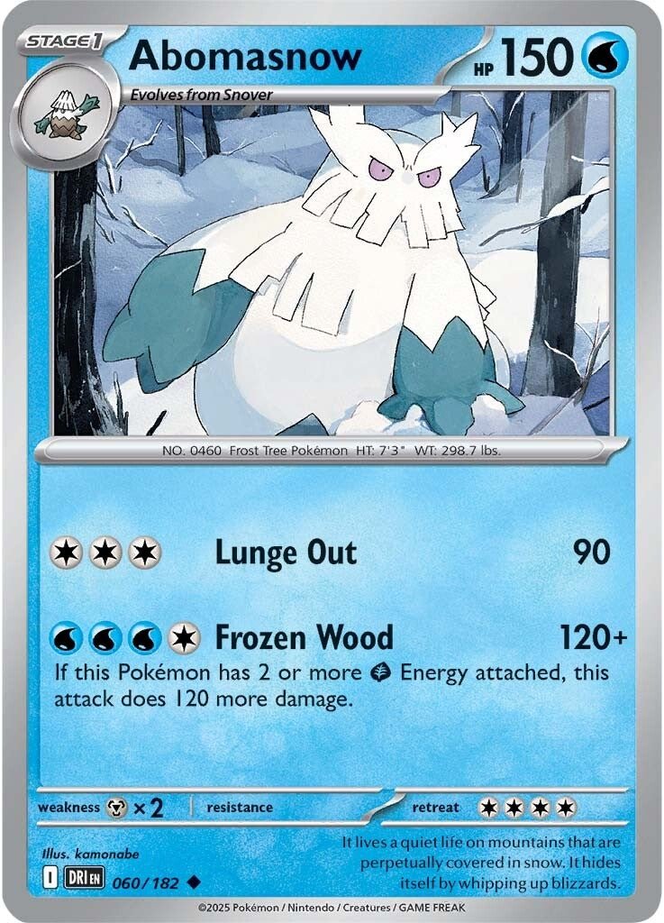 Abomasnow - 060/182 - Destined Rivals - Card Cavern