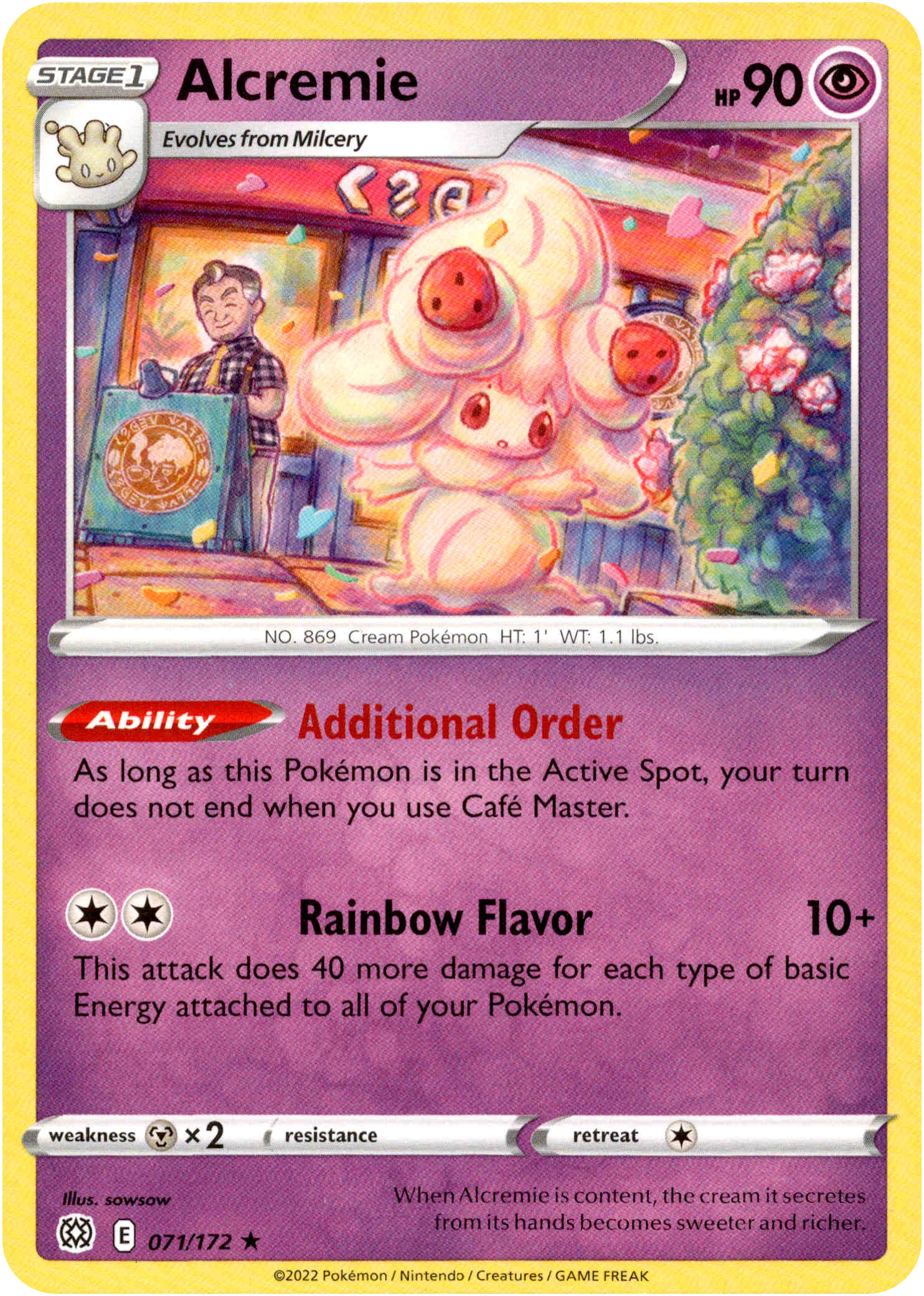Alcremie - 071/172 - Brilliant Stars - Card Cavern