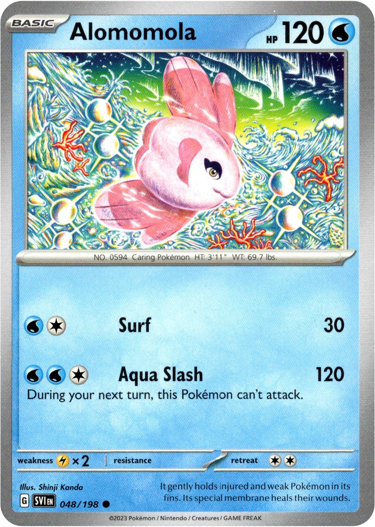 Alomomola - 048/198 - Scarlet & Violet - Card Cavern