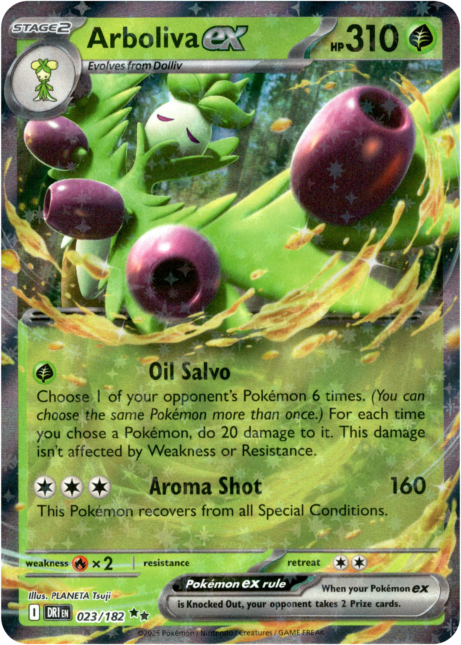Arboliva ex - 023/182 - Destined Rivals - Holo - Card Cavern