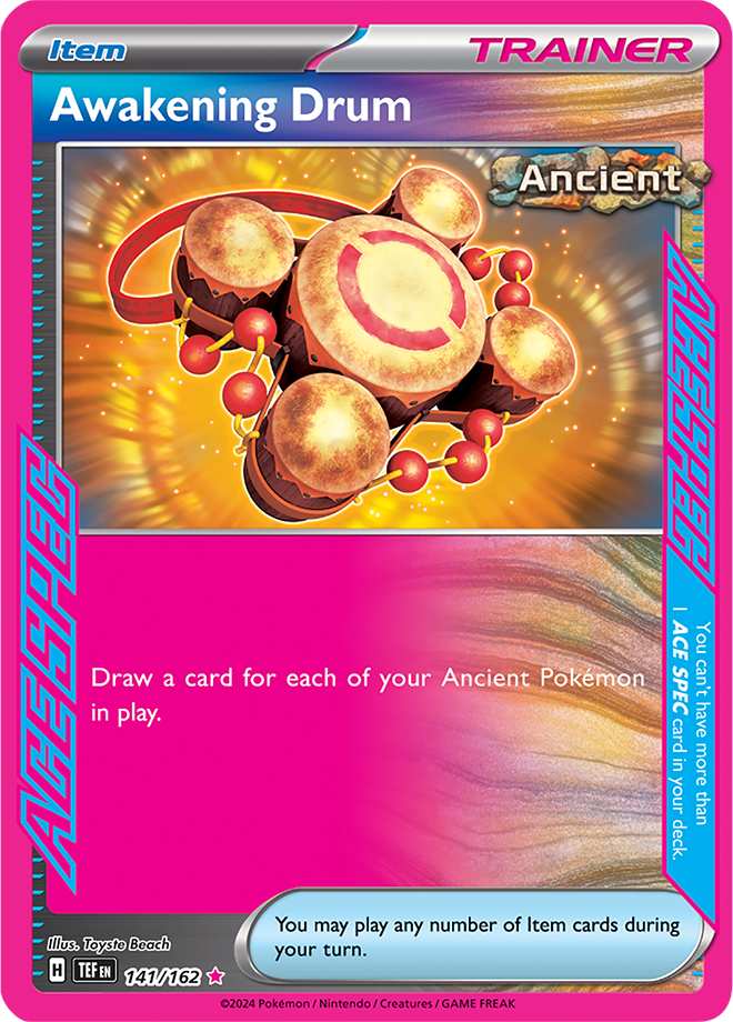 Awakening Drum - 141/162 - Temporal Forces - Holo - Card Cavern