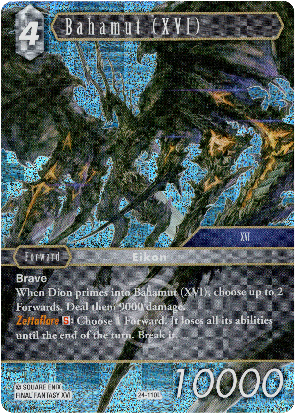 Bahamut (XVI) - 24-110L - Hidden Legends - Foil - Card Cavern