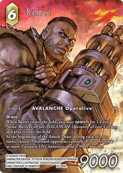 Barret - 25-066L - Tears of the Planet - Full Art Foil - Card Cavern