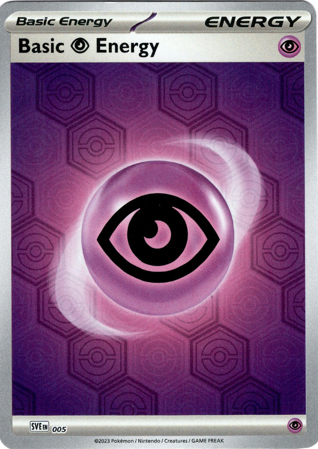Basic Psychic Energy - SVE005 - Shrouded Fable - Reverse Holo Card Cavern Trading Cards, LLC Basic Psychic Energy - SVE005 - Shrouded Fable - Reverse Holo Card Cavern Trading Cards, LLC