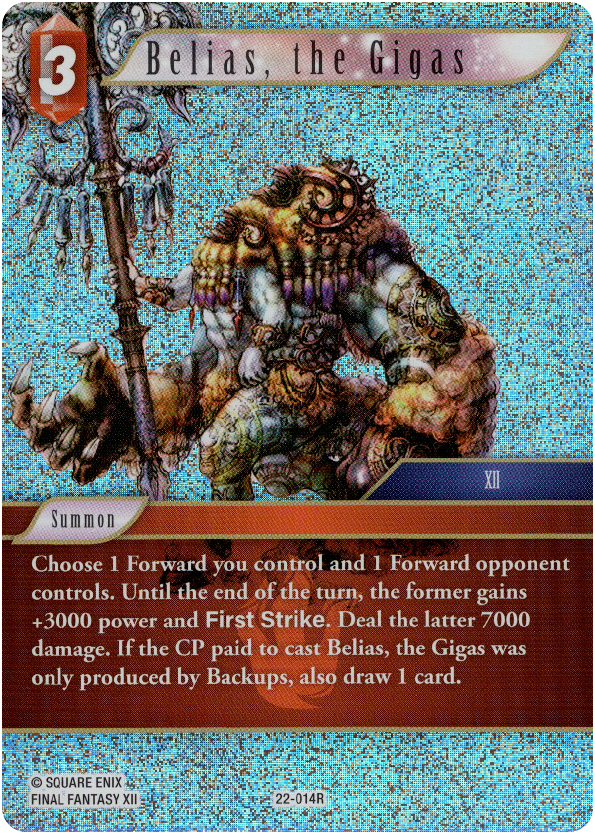 Belias, the Gigas - 22-014R - Hidden Hope - Foil - Card Cavern