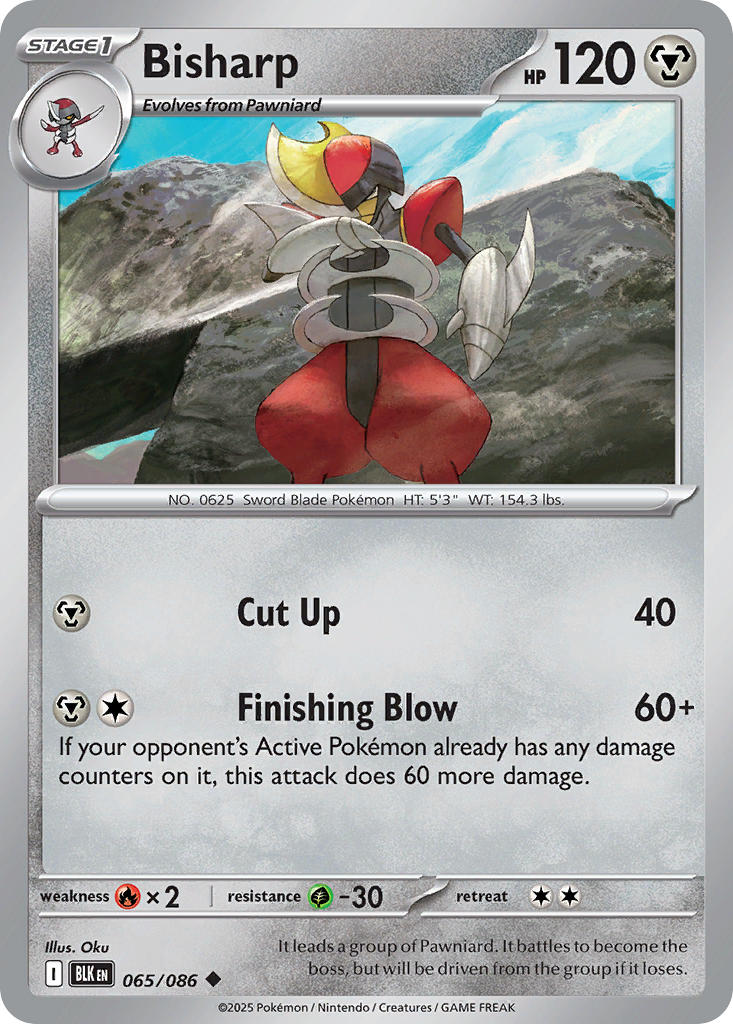 Bisharp - 065/086 - Black Bolt - Card Cavern