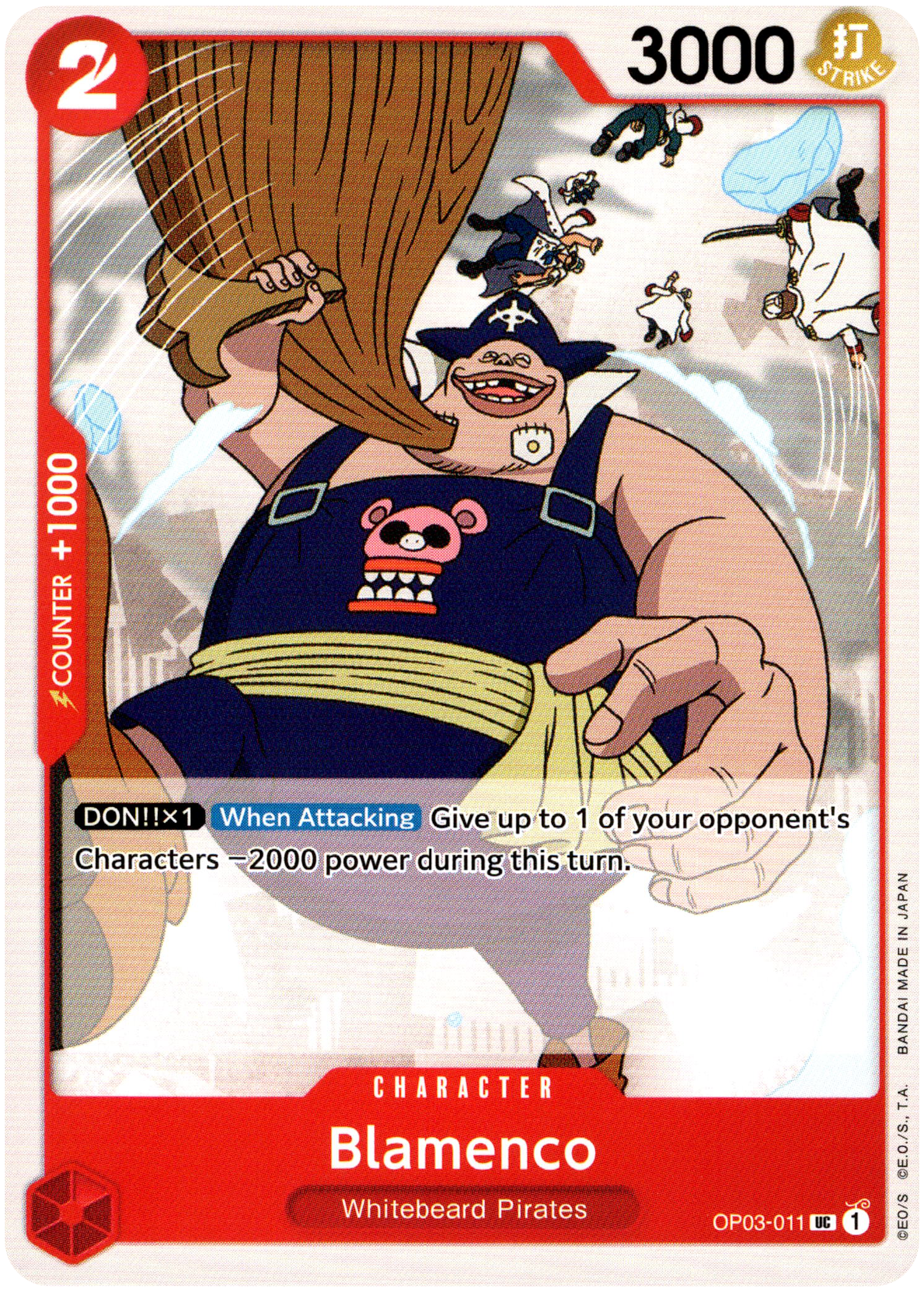 Blamenco - OP03-011 UC - Pillars of Strength - Card Cavern