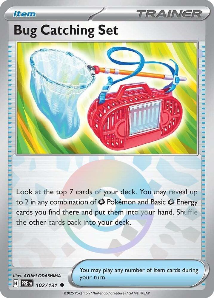 Bug Catching Set (Poke Ball Pattern) - 102/131 - Prismatic Evolutions - Holo - Card Cavern
