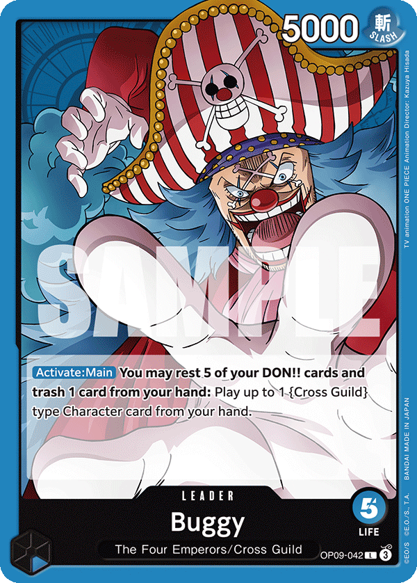 Buggy - OP09-042 L - Emperors in the New World – Card Cavern