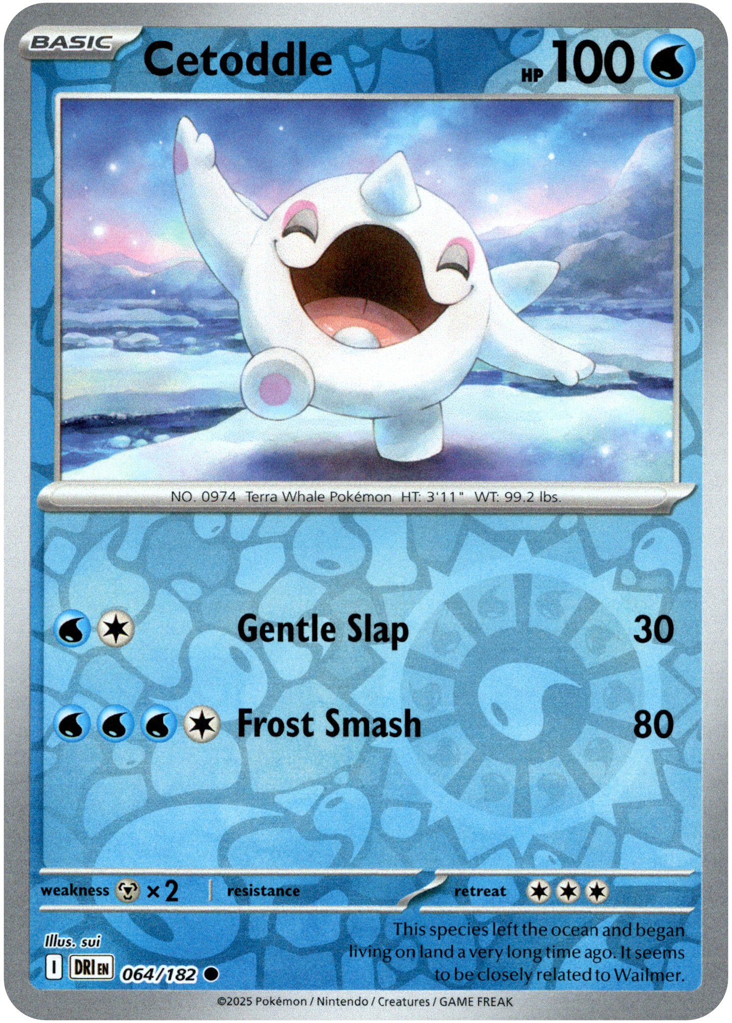 Cetoddle - 064/182 - Destined Rivals - Reverse Holo - Card Cavern