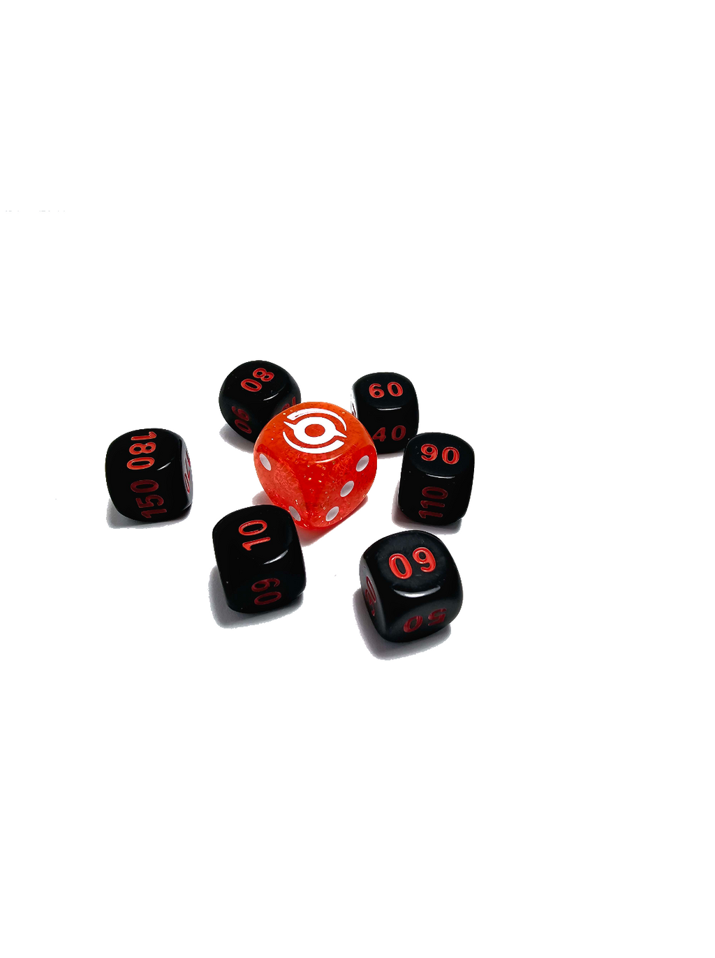 Champion's Path ETB Dice 6 Damage Counters and 1 CoinFlip Die Card