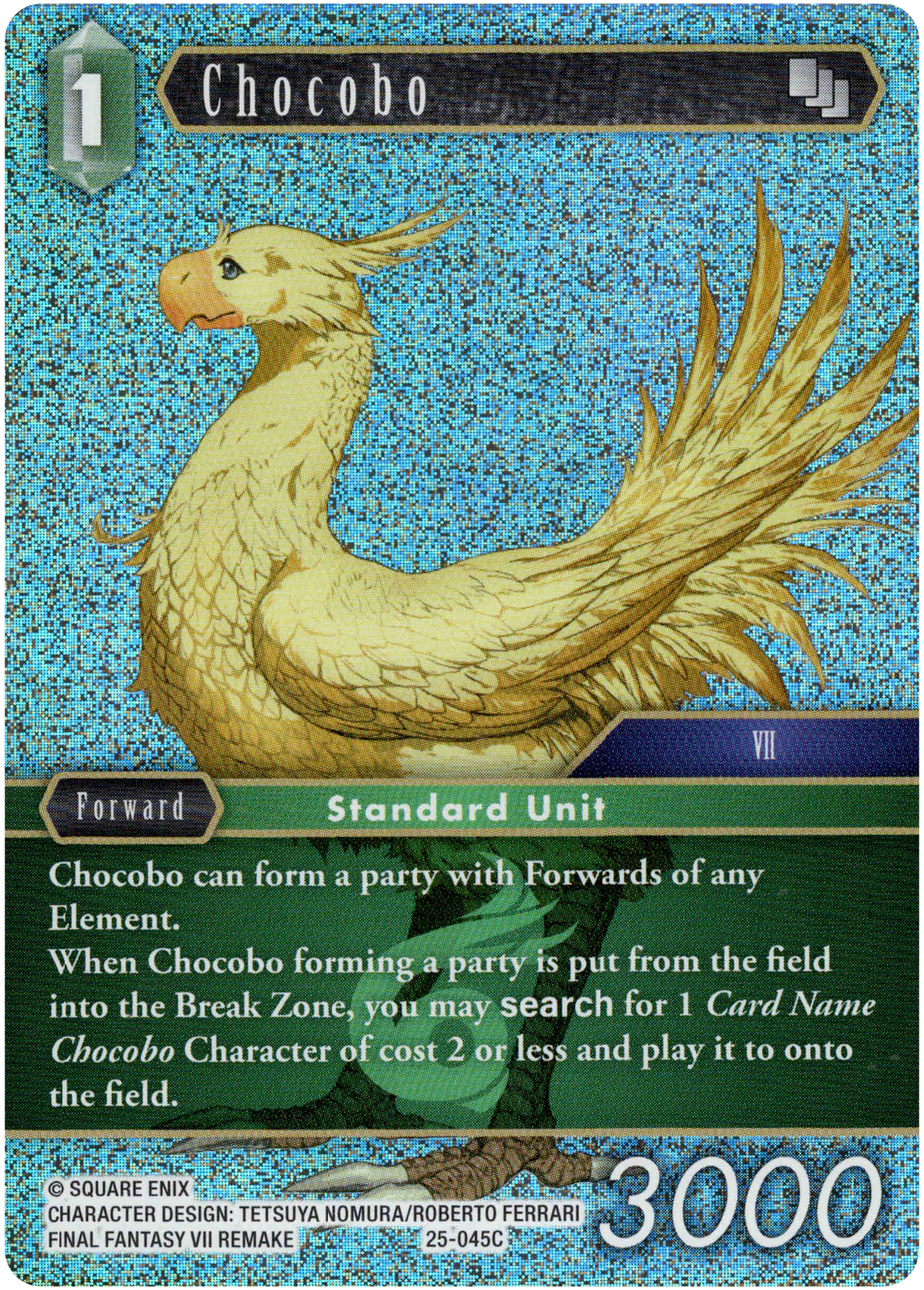 Chocobo - 25-045C - Tears of the Planet - Foil - Card Cavern