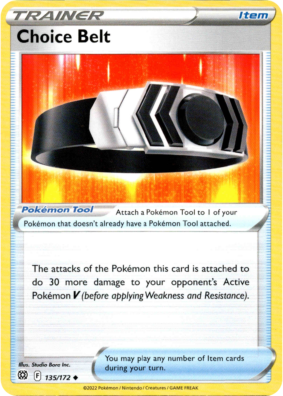 Choice Belt - 135/172 - Brilliant Stars - Card Cavern