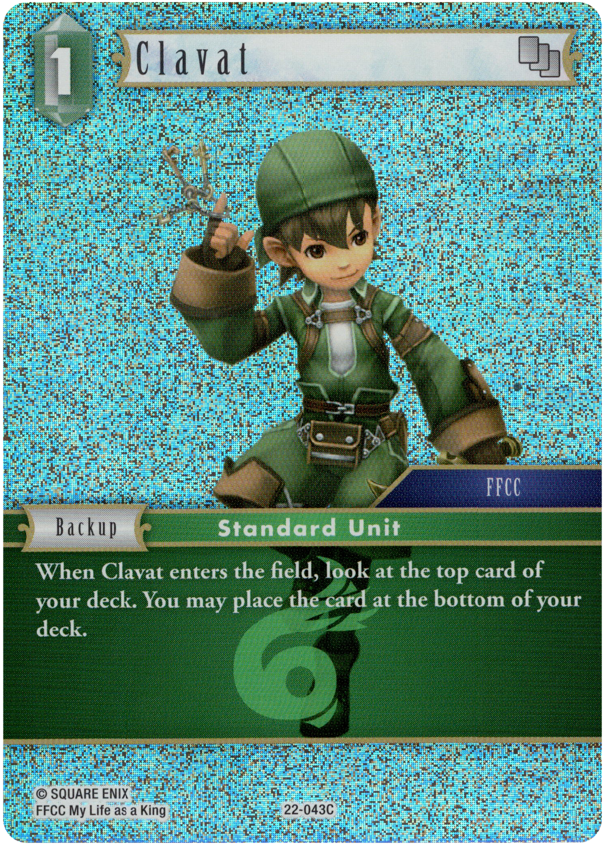 Clavat - 22-043C - Hidden Hope - Foil - Card Cavern