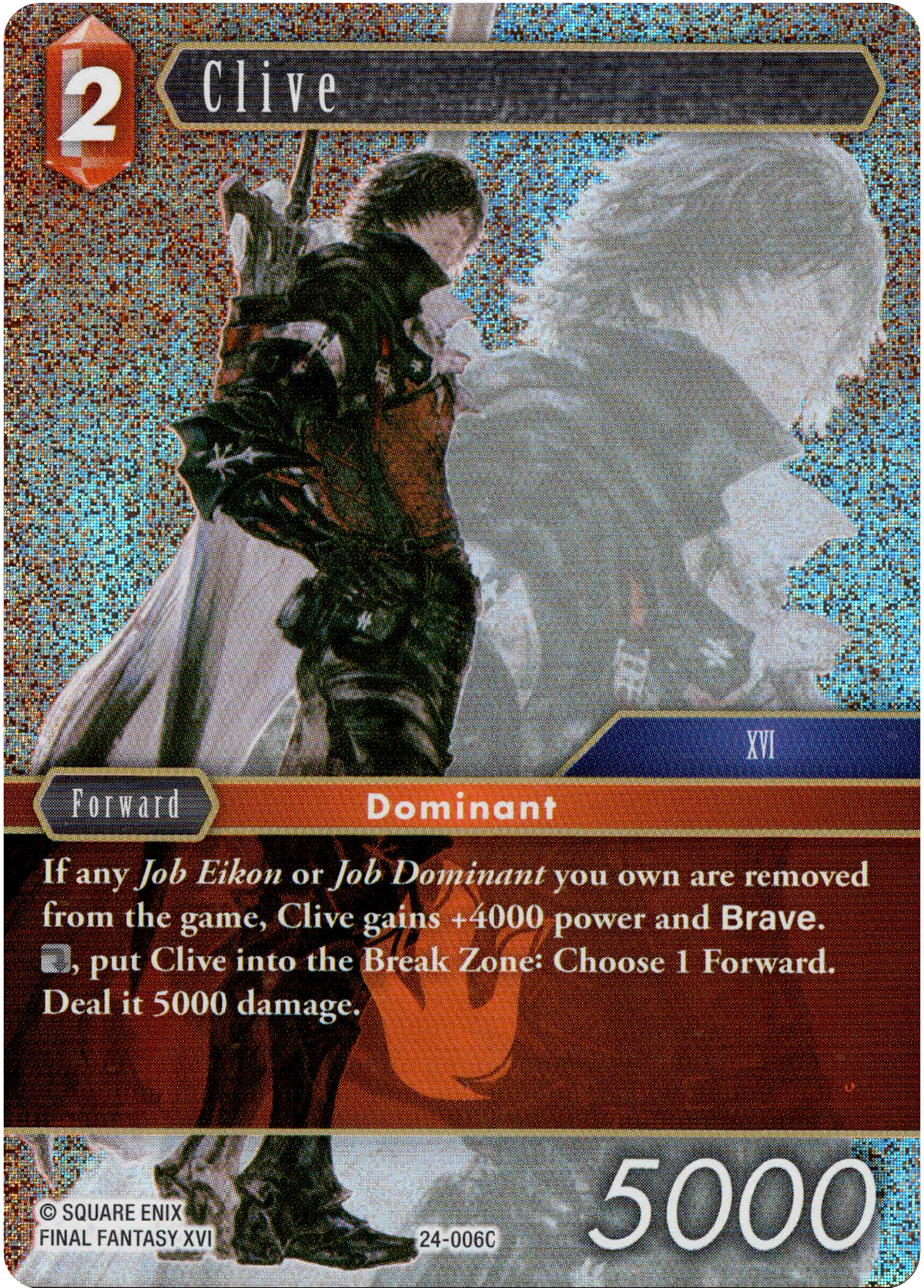 Clive - 24-006C - Hidden Legends - Foil - Card Cavern