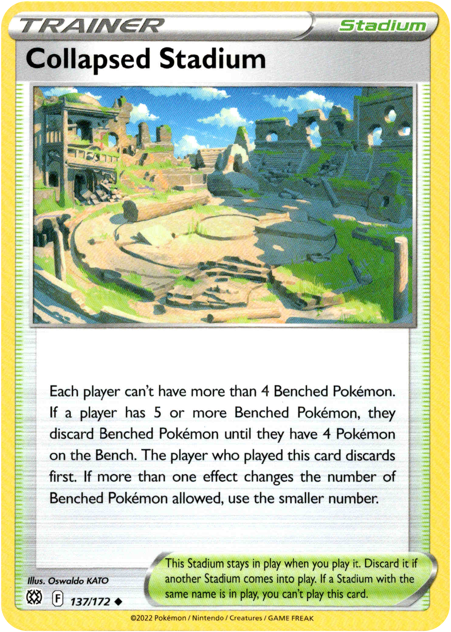 Collapsed Stadium - 137/172 - Brilliant Stars - Card Cavern