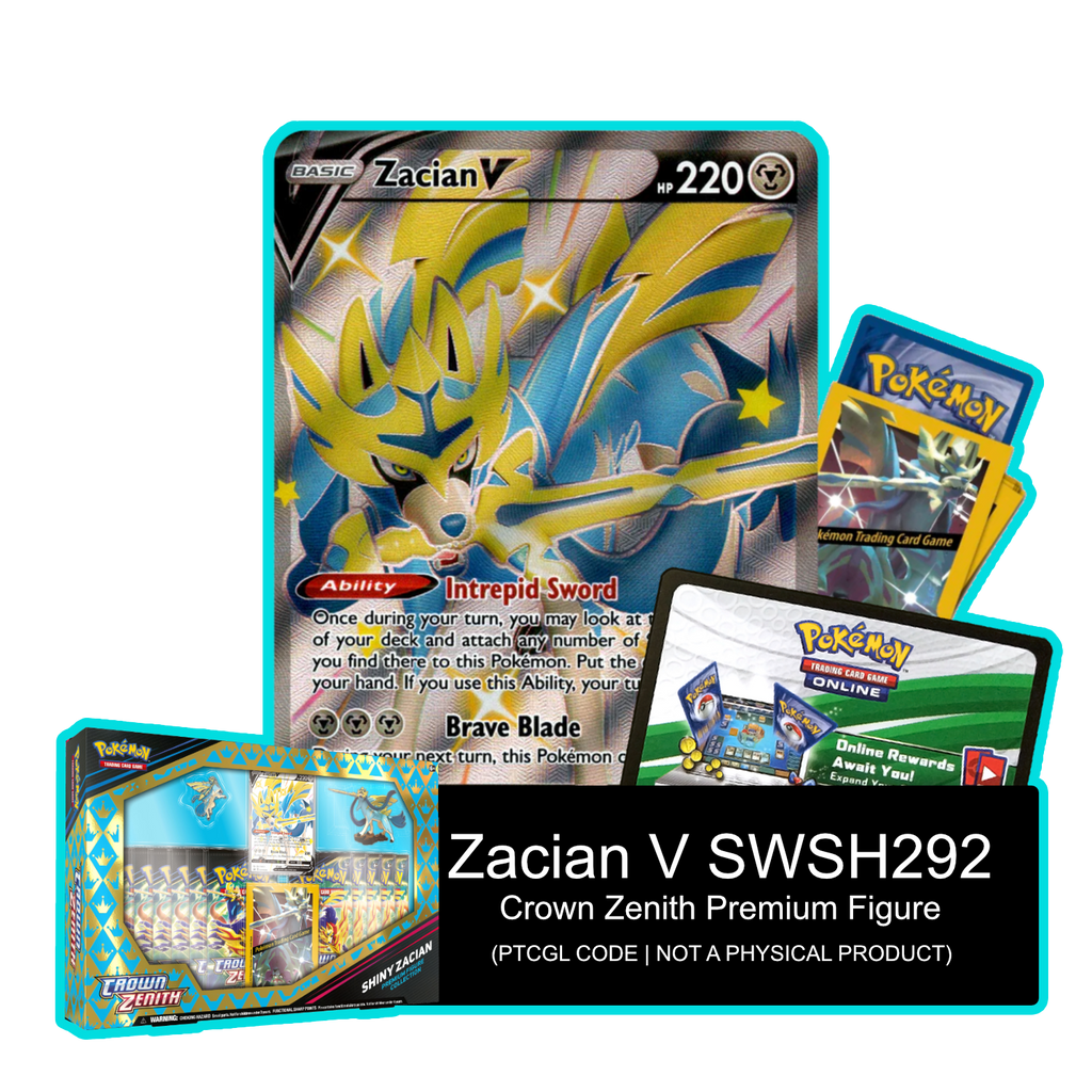 Zacian V Full Art - 195/202 - Sword & Shield – Card Cavern Trading Cards,  LLC