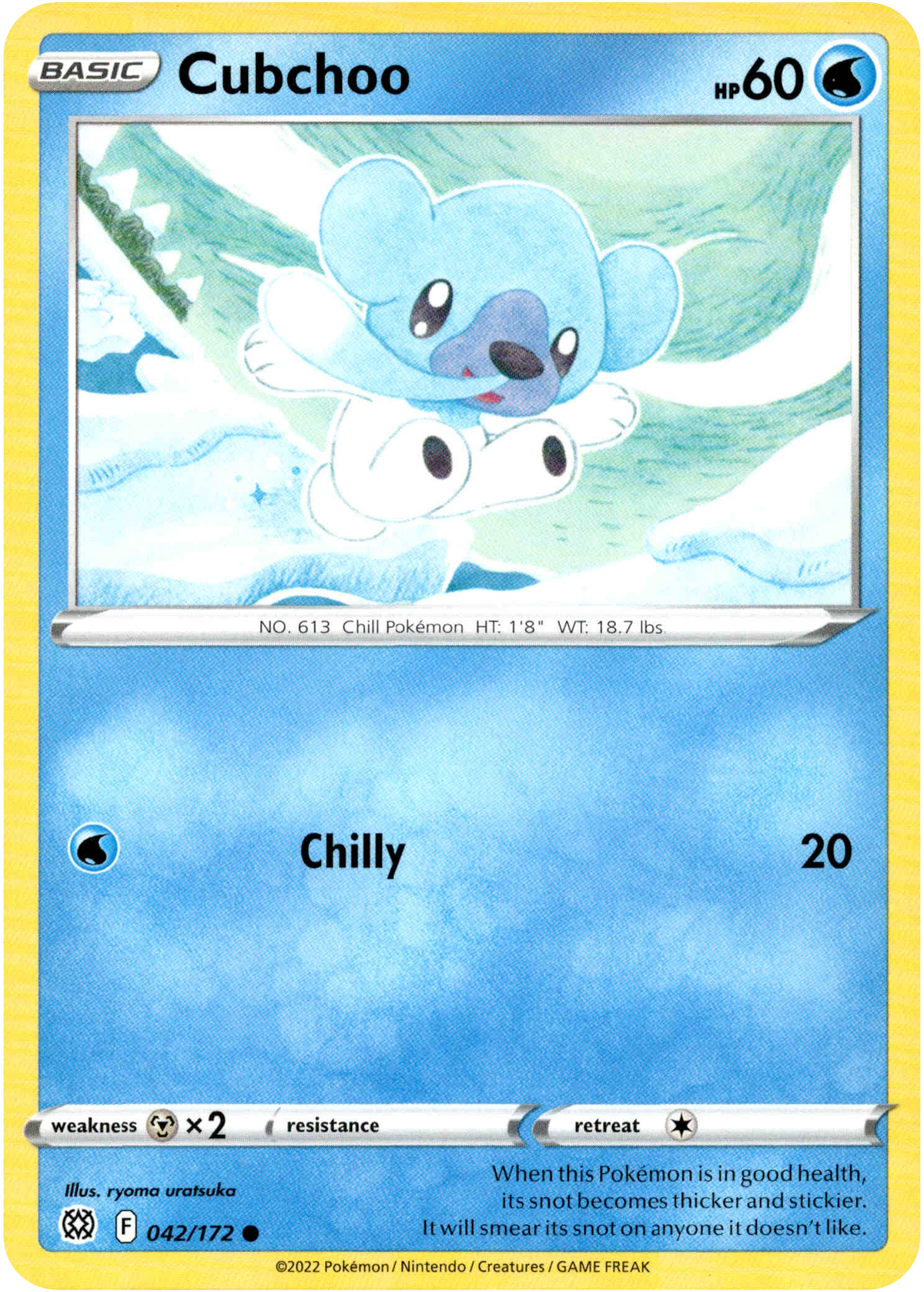 Cubchoo - 042/172 - Brilliant Stars - Card Cavern