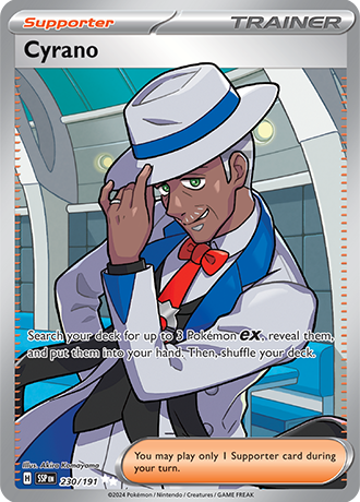 Cyrano - 230/191 - Surging Sparks - Holo - Card Cavern