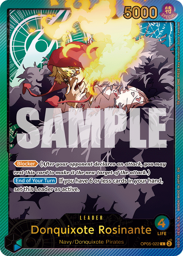 Donquixote Rosinante (SPR) - OP05-022 L - Anime 25th Collection - Foil - Card Cavern