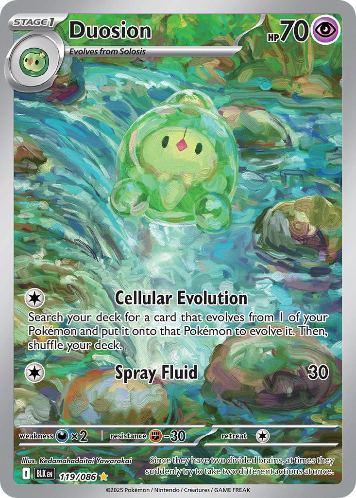 Duosion - 119/086 - Black Bolt - Holo - Card Cavern
