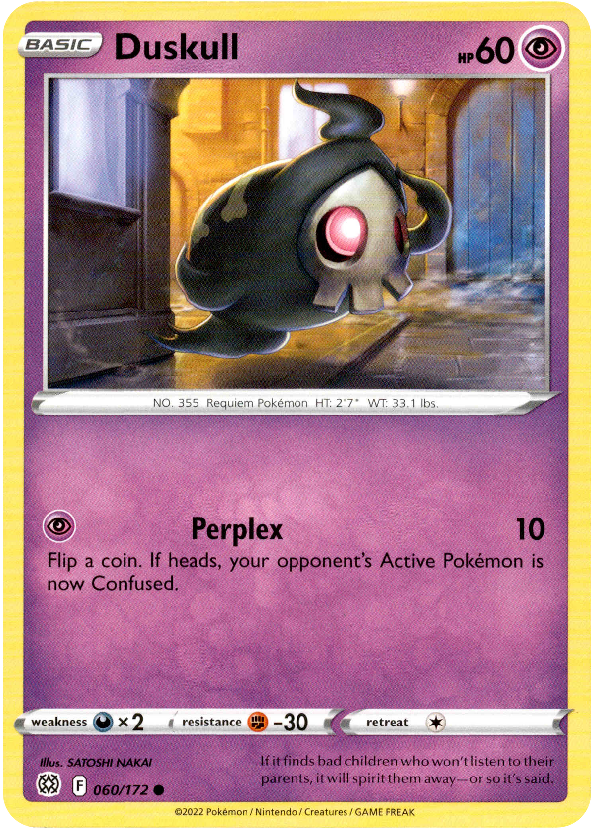 Duskull - 060/172 - Brilliant Stars - Card Cavern