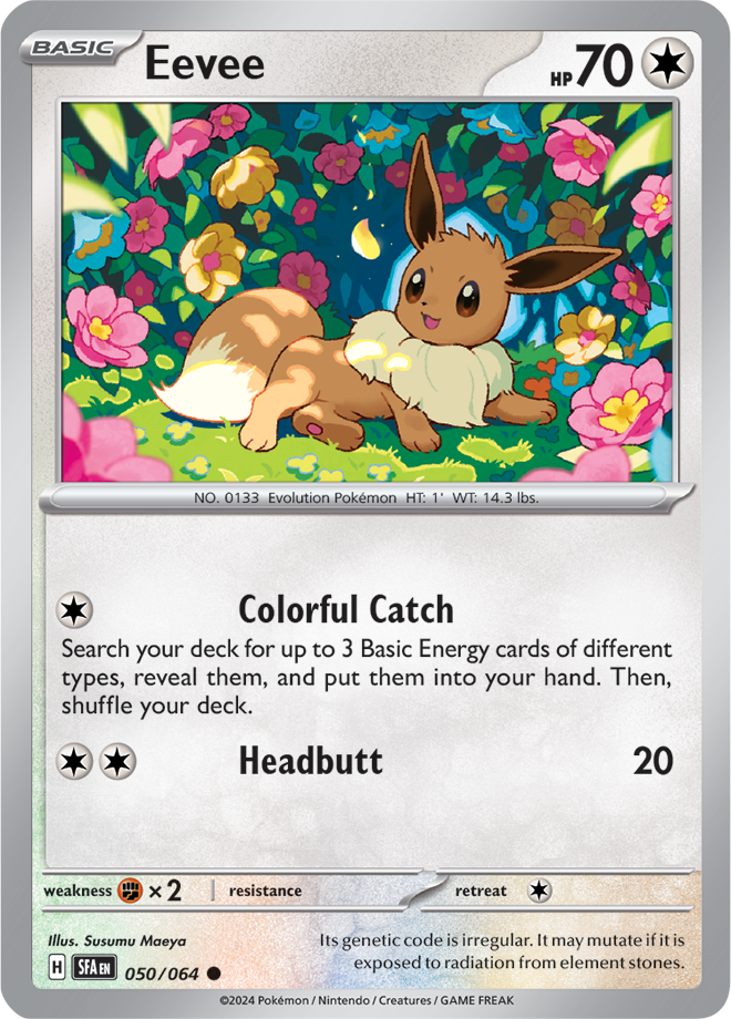 Eevee - 050/064 - Shrouded Fable Card Cavern Trading Cards, LLC Eevee - 050/064 - Shrouded Fable Card Cavern Trading Cards, LLC