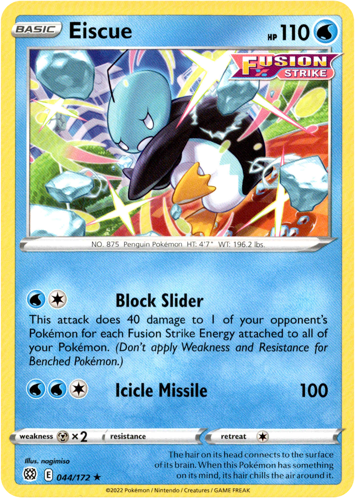 Eiscue - 044/172 - Brilliant Stars - Card Cavern