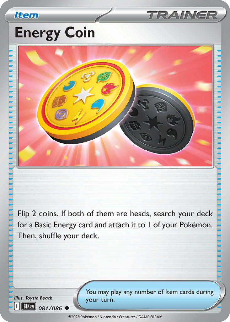 Energy Coin - 081/086 - Black Bolt - Card Cavern