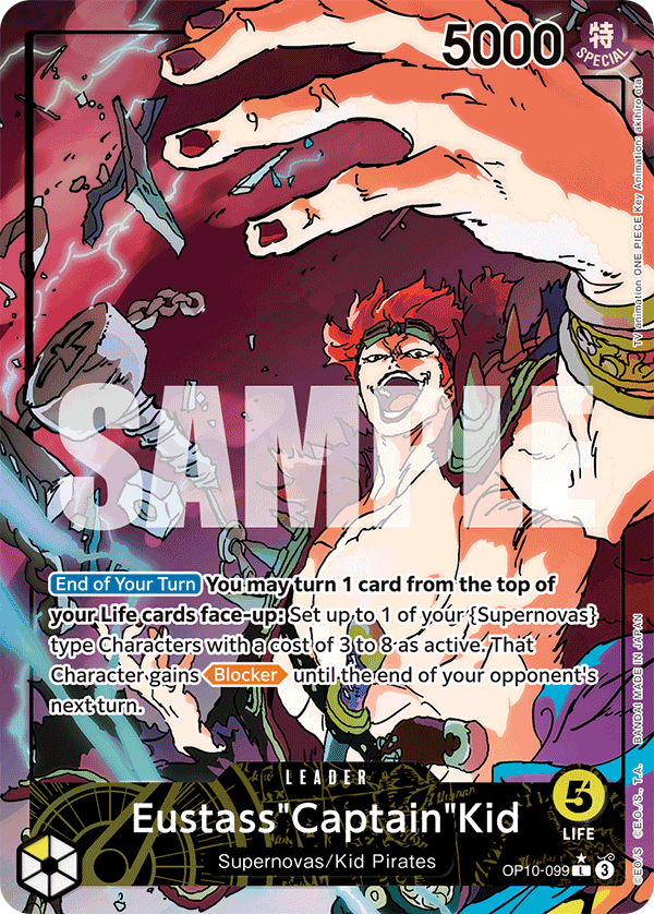 Eustass"Captain"Kid (Parallel) - OP10-099 L - Royal Blood - Foil - Card Cavern