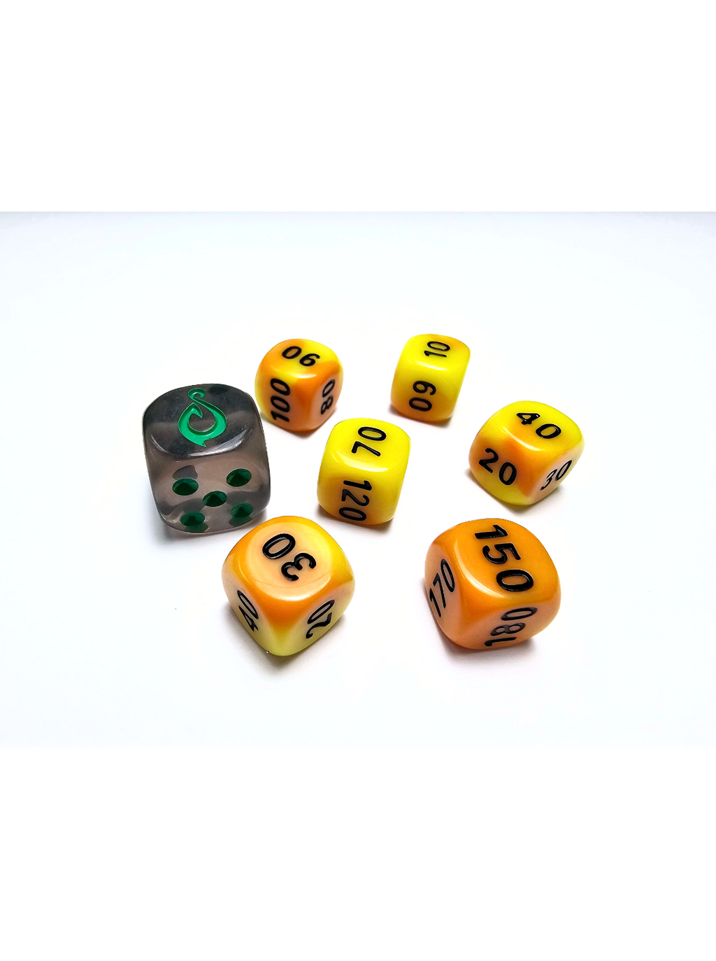 Evolving Skies ETB Green/Yellow Dice 6 Damage Counters and 1 CoinFl