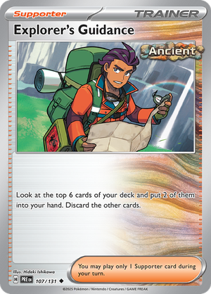 Explorer's Guidance - 107/131 - Prismatic Evolutions - Card Cavern