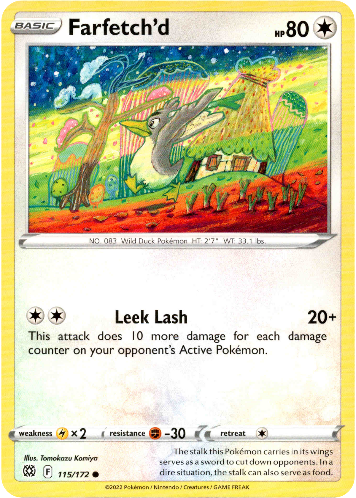 Farfetch'd - 115/172 - Brilliant Stars - Card Cavern