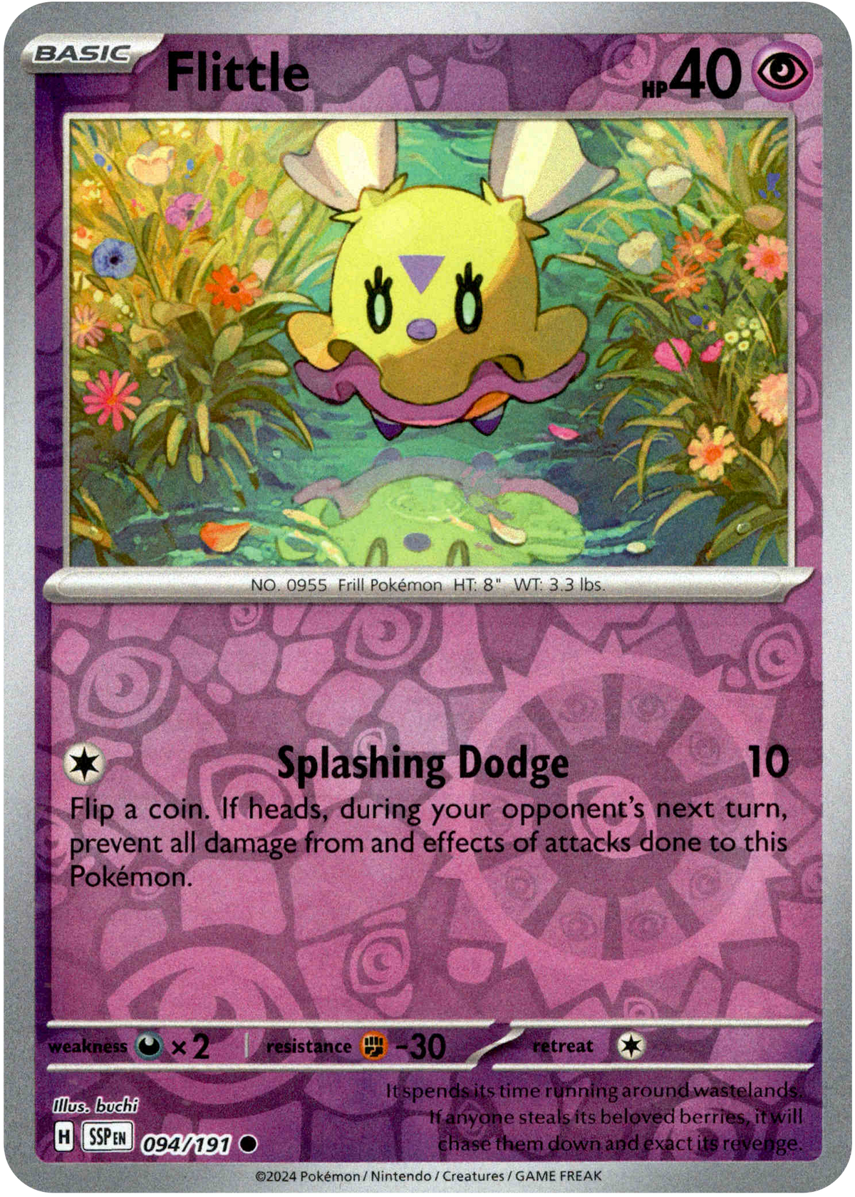 Flittle - 094/191 - Surging Sparks - Reverse Holo - Card Cavern