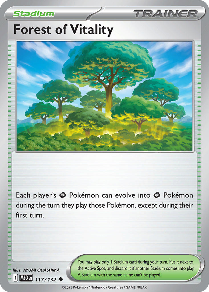 Forest of Vitality - 117/132 - Mega Evolution - Card Cavern