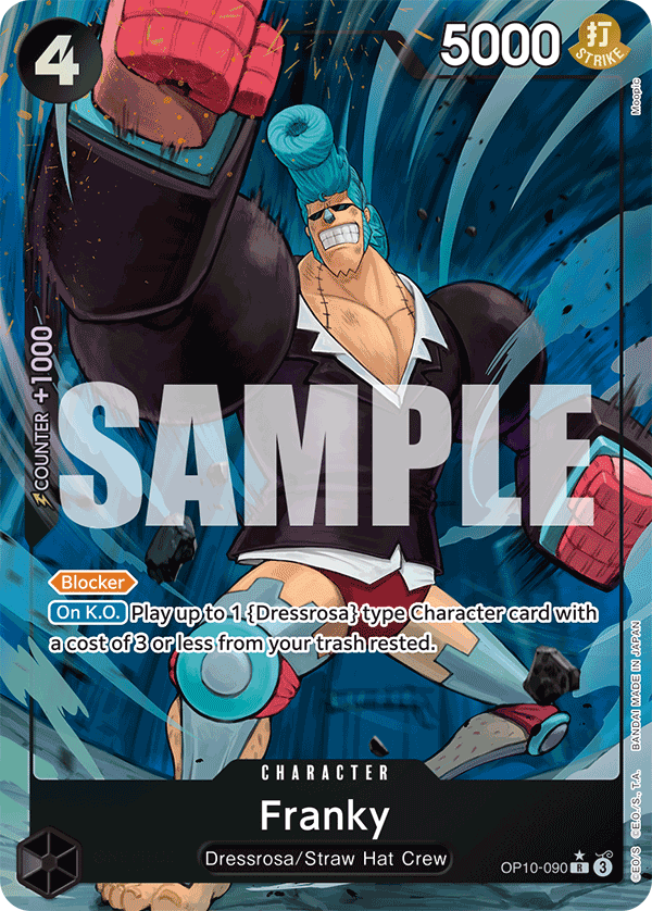 Franky (Parallel) - OP10-090 R - Royal Blood - Foil - Card Cavern