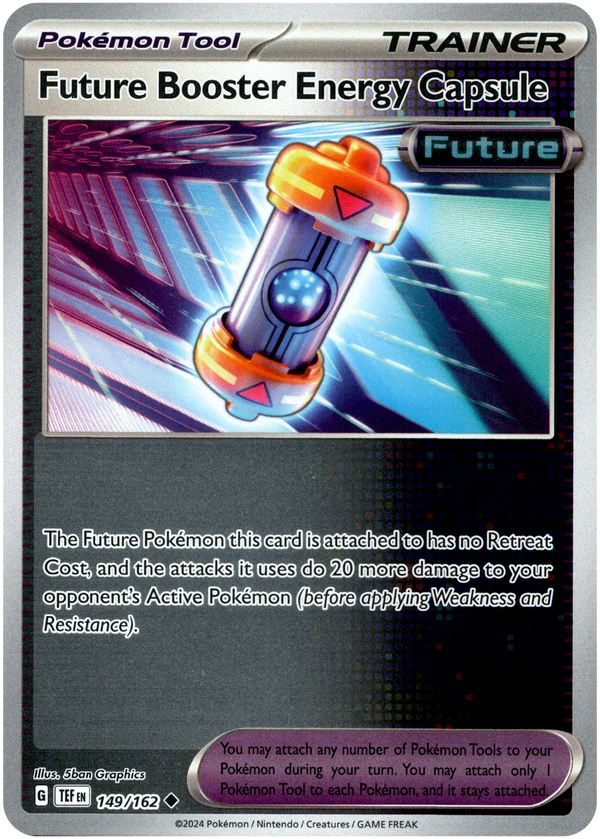 Future Booster Energy Capsule - 149/162 - Temporal Forces - Reverse Holo - Card Cavern