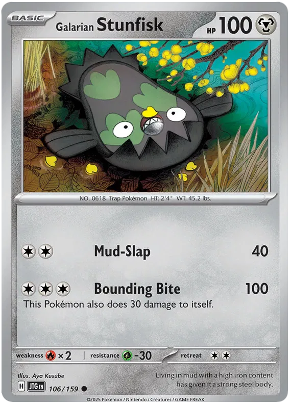 Galarian Stunfisk - 106/159 - Journey Together - Card Cavern