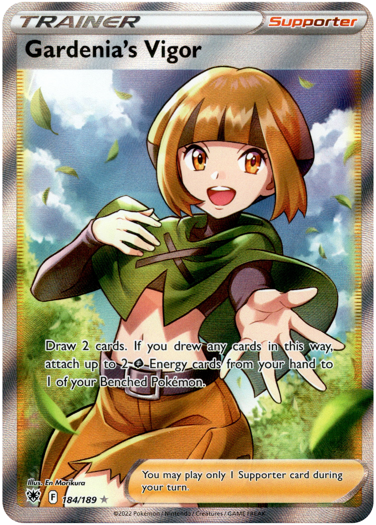 Gardenia's Vigor Full Art - 184/189 - Astral Radiance - Holo - Card Cavern