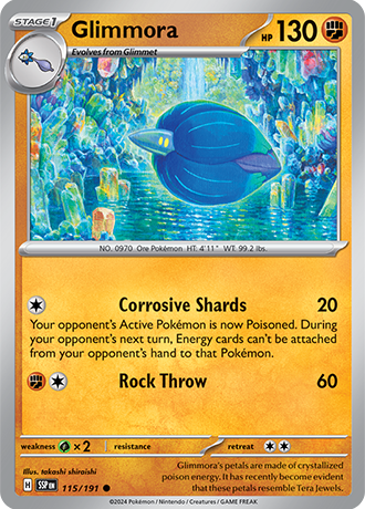 Glimmora - 115/191 - Surging Sparks - Card Cavern
