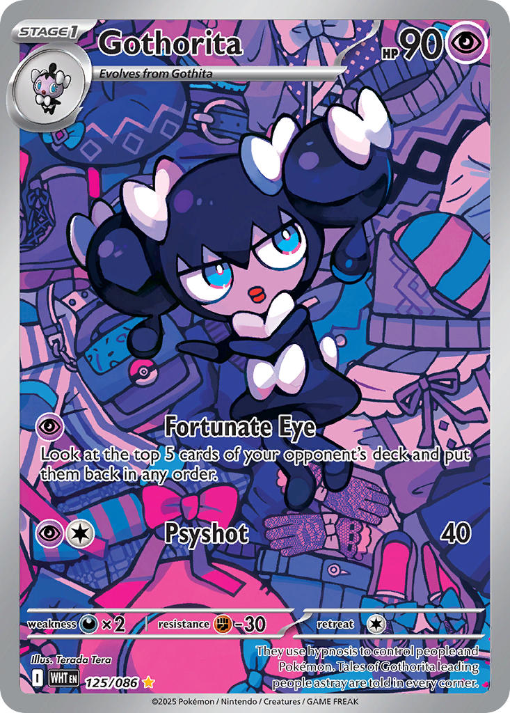 Gothorita - 125/086 - White Flare - Holo - Card Cavern