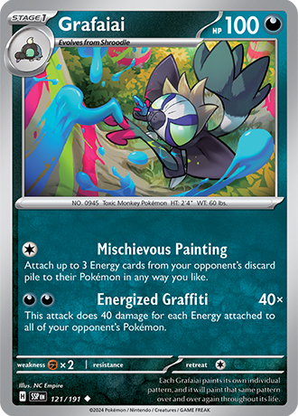 Grafaiai - 121/191 - Surging Sparks - Card Cavern