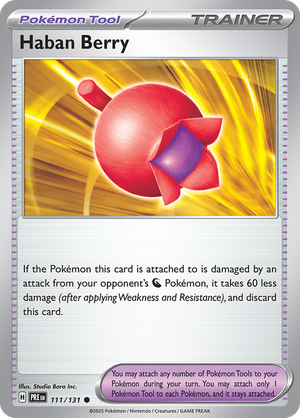 Haban Berry - 111/131 - Prismatic Evolutions - Card Cavern