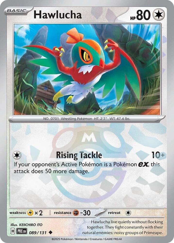 Hawlucha (Master Ball Pattern) - 089/131 - Prismatic Evolutions - Holo - Card Cavern