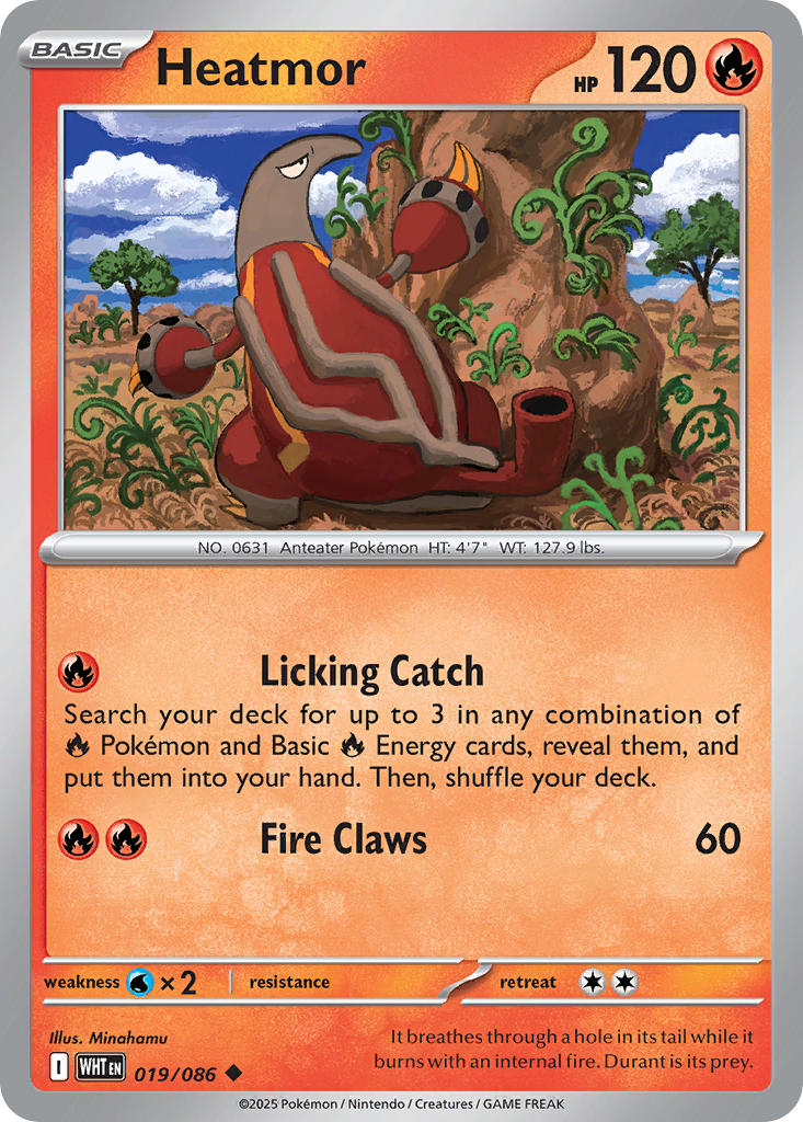 Heatmor - 019/086 - White Flare - Card Cavern
