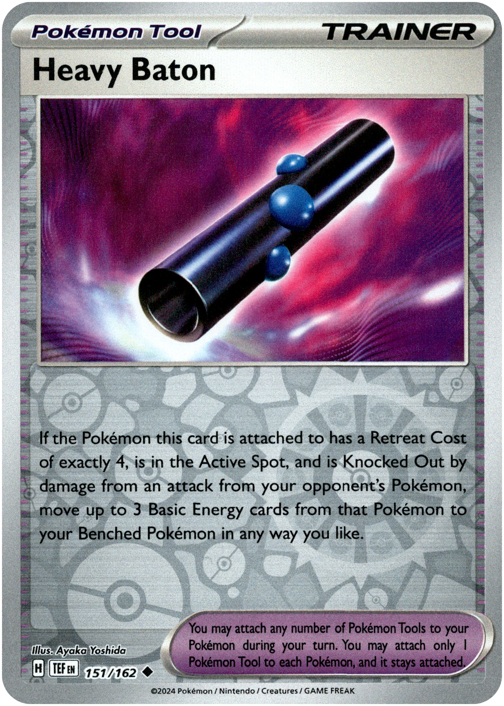 Heavy Baton - 151/162 - Temporal Forces - Reverse Holo Card Cavern Trading Cards, LLC Heavy Baton - 151/162 - Temporal Forces - Reverse Holo Card Cavern Trading Cards, LLC